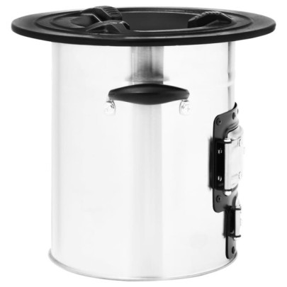 Aragaz Camping cu Lemn - Argintiu, 51.5x35x30.5 cm - Oțel