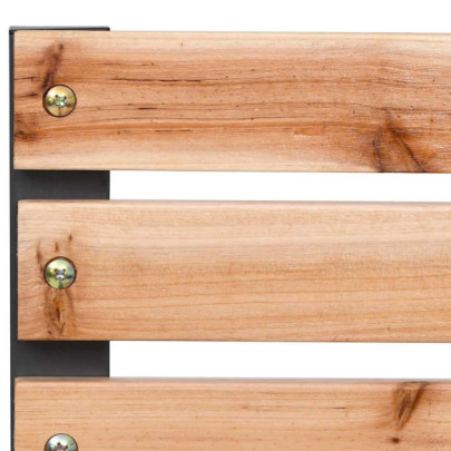 Scaune Grădină Lemn Masiv - Set 2 bucăți | Comandă Acum