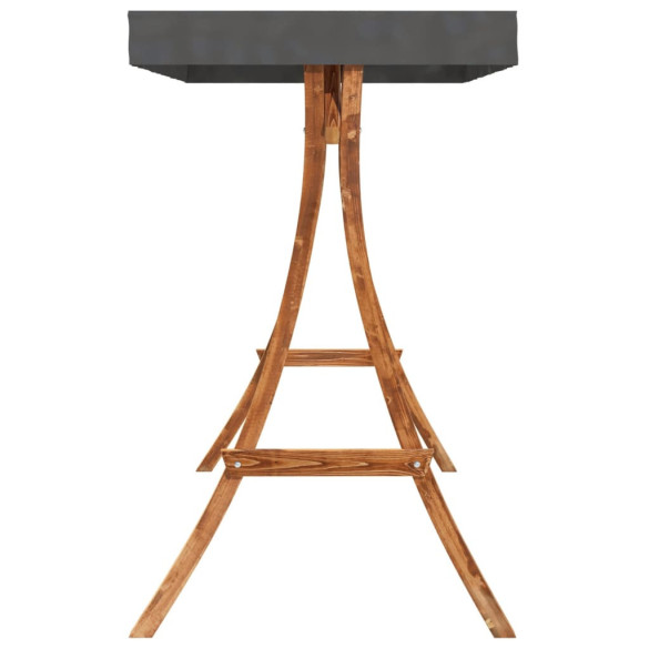 Bancă Balansoar cu Baldachin - Lemn Masiv Molid | Livrare Gratuită