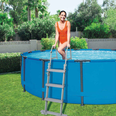 Scară Piscină Bestway 4 Trepte Antiderapante 122 cm