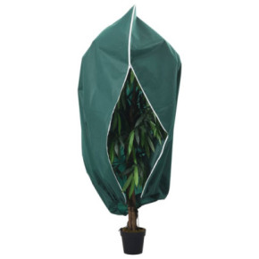 Huse Protecție Plante Iarnă - 4 buc, Fermoar, 70 g/m² 2