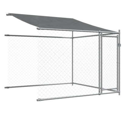 Cușcă Câini Mare 6x2x2 m - Oțel Galvanizat, Livrare Gratuită