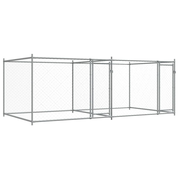 Cușcă Câini Exterior - Oțel Galvanizat, 4x2x1.5m | Livrare Gratuită