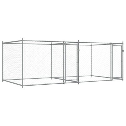 Cușcă Câini Exterior - Oțel Galvanizat, 4x2x1.5m | Livrare Gratuită