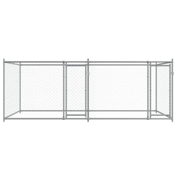 Cușcă Câini Exterior - Oțel Galvanizat, 4x2x1.5m | Livrare Gratuită