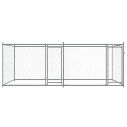 Cușcă Câini Exterior - Oțel Galvanizat, 4x2x1.5m | Livrare Gratuită
