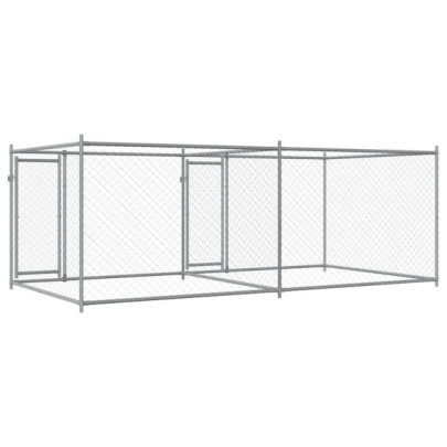 Cușcă Câini Exterior - Oțel Galvanizat, 4x2x1.5m | Livrare Gratuită