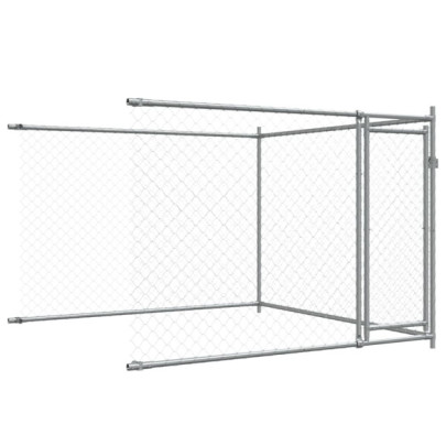 Cușcă Câini Exterior - Oțel Galvanizat, 4x2x1.5m | Livrare Gratuită