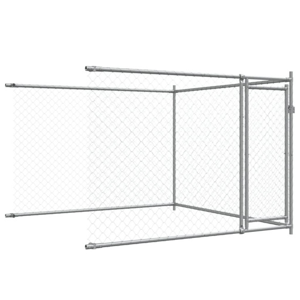 Cușcă Câini Oțel Galvanizat 6x2x1,5 m - Livrare Gratuită
