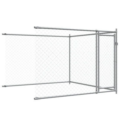 Cușcă Câini Oțel Galvanizat 6x2x1,5 m - Livrare Gratuită