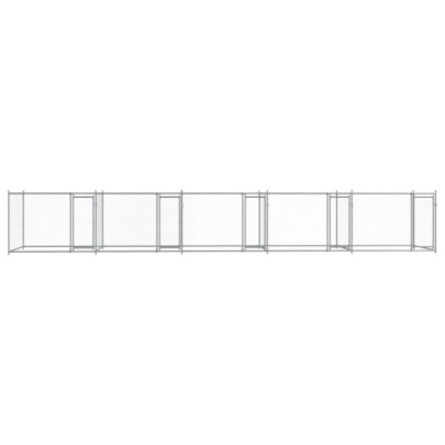 Cușcă Câini Mare 10m - Oțel Galvanizat - Livrare Gratuită