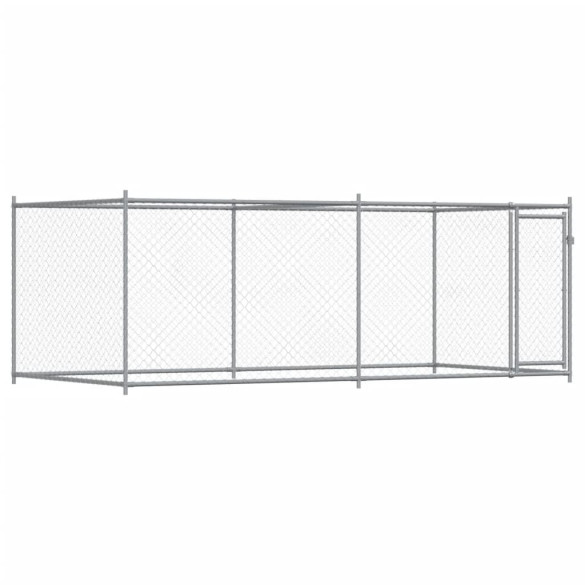 Cușcă Câini Exterior - 4x2x1.5m - Oțel Galvanizat | Livrare Gratuită