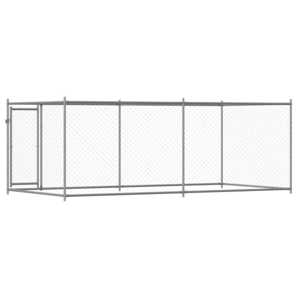 Cușcă Câini Exterior - 4x2x1.5m - Oțel Galvanizat | Livrare Gratuită