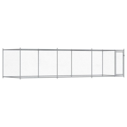 Cușcă Câini Exterior - Oțel Galvanizat, 6x2x1.5m | Livrare Gratuită