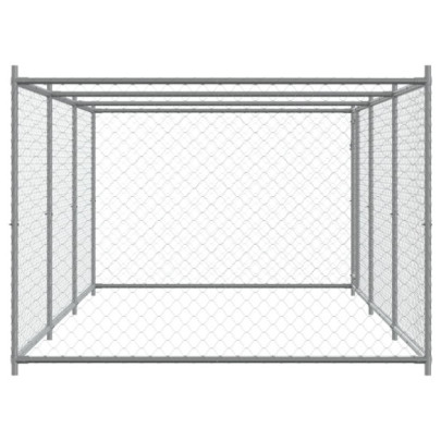 Cușcă Câini Exterior - Oțel Galvanizat, 6x2x1.5m | Livrare Gratuită