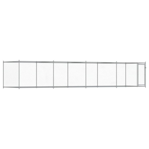 Cușcă Câini Exterior - Oțel Galvanizat, 8x2x1.5m | Livrare Gratuită