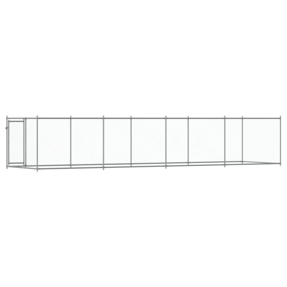 Cușcă Câini Exterior - Oțel Galvanizat, 8x2x1.5m | Livrare Gratuită