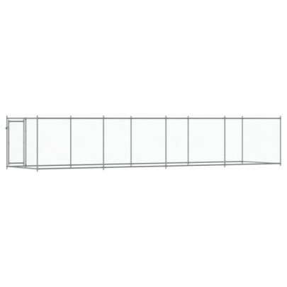 Cușcă Câini Exterior - Oțel Galvanizat, 8x2x1.5m | Livrare Gratuită