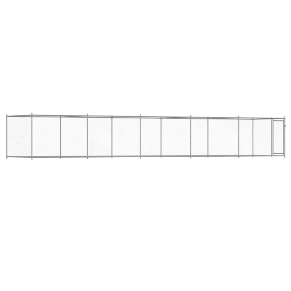 Cușcă Câini Exterior - Oțel Galvanizat, Livrare Gratuită