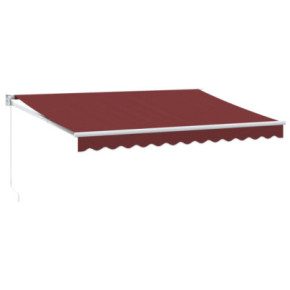 Copertină retractabilă manual - Vișiniu 350x250 cm 2