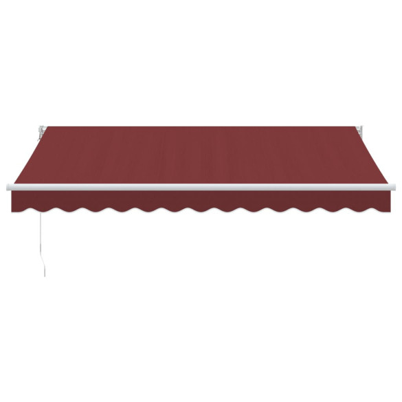 Copertină retractabilă manual - Vișiniu 350x250 cm