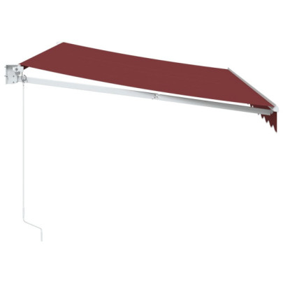 Copertină retractabilă manual - Vișiniu 350x250 cm