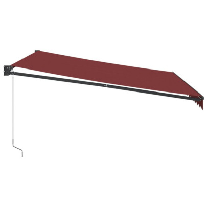 Copertină Retractabilă Manuală - Vișiniu 400x300 cm