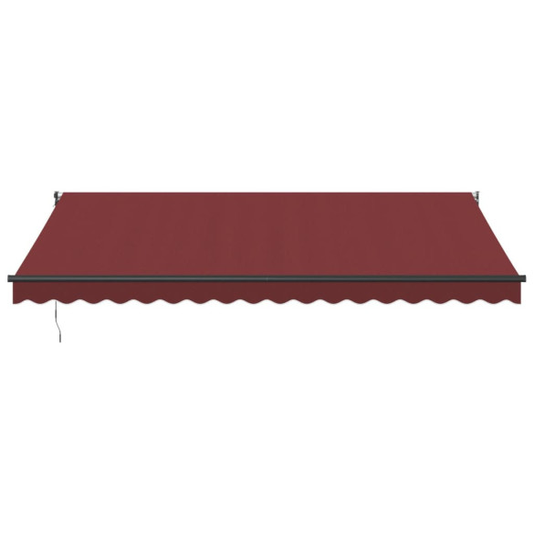 Copertină Retractabilă Manuală Vișiniu 450x300 cm | Livrare Gratuită