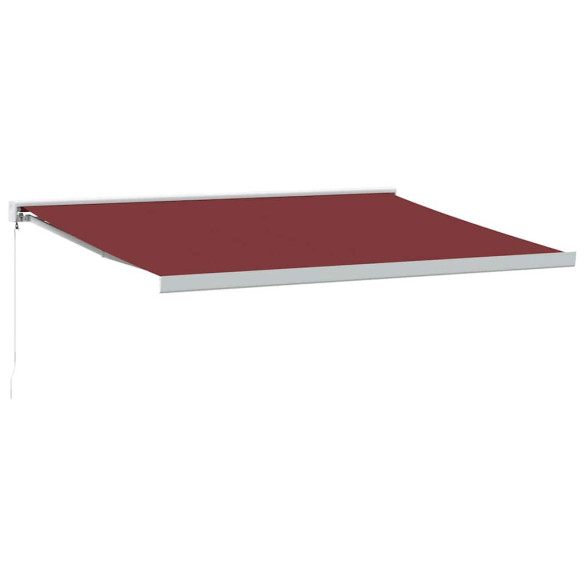 Copertină Retractabilă Manual Vișiniu 400x300 cm | Livrare Gratuită