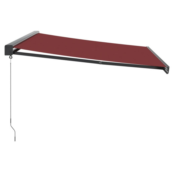 Copertină Retractabilă Manual Vișiniu 400x300 cm | Livrare Gratuită