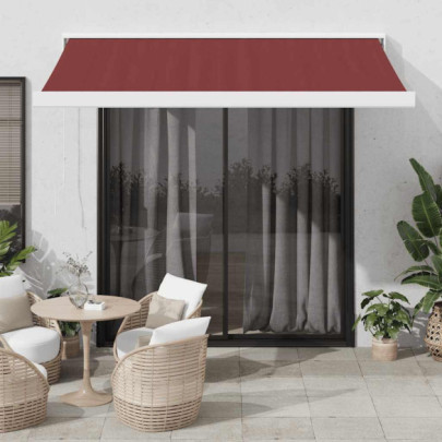 Copertină Automată Retractabilă - Vișiniu 350x250 cm