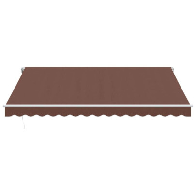 Copertină Automată Retractabilă Maro 400x300 cm | Livrare Gratuită