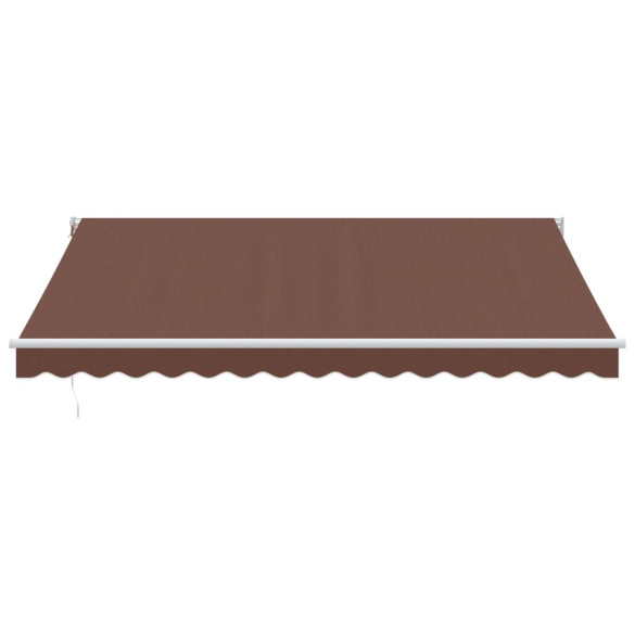 Copertină automată maro 400x300 cm | Livrare gratuită