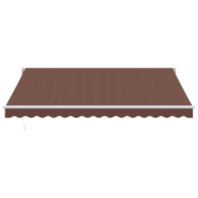 Copertină automată maro 400x300 cm | Livrare gratuită