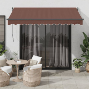 Copertină Automată Retractabilă - Maro 300x250 cm | Livrare Gratuită