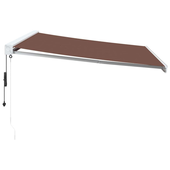 Copertină Automată Retractabilă Maro 450x300 cm - Livrare Gratuită