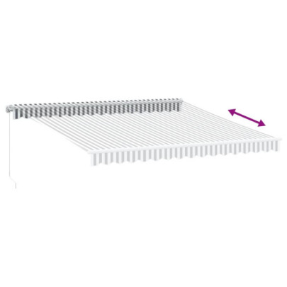 Copertină Retractabilă cu LED pentru Terasă - 4x3m