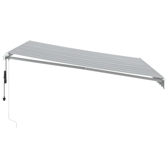 Copertină Automată Retractabilă 400x350 cm - Antracit/Alb