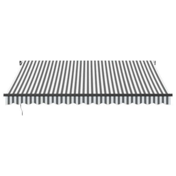 Copertină Retractabilă Manuală 4x3.5m - Antracit/Alb