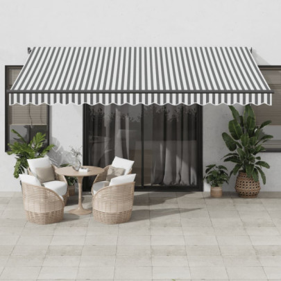 Copertină Retractabilă Automată cu LED-uri 450x350 cm