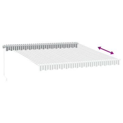 Copertină retractabilă manual 4x3m - Protecție UV