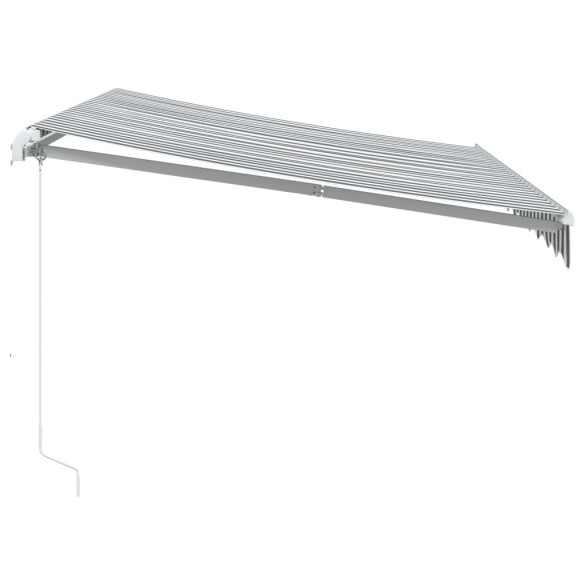 Copertină Retractabilă Manual - Antracit/Alb 300x250 cm