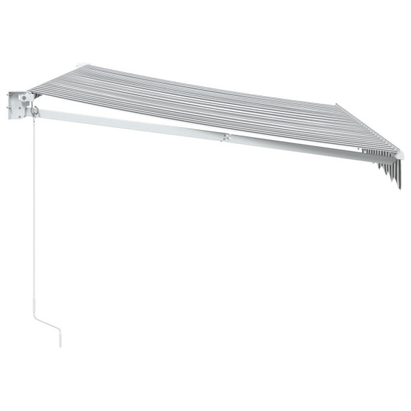 Copertină Retractabilă Antracit/Alb 3x2,5m - Umbră și Protecție UV