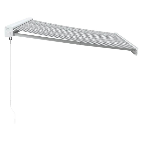 Copertină Retractabilă Antracit/Alb 3x2,5m - Textil/Aluminiu