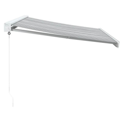 Copertină Retractabilă Antracit/Alb 3x2,5m - Textil/Aluminiu