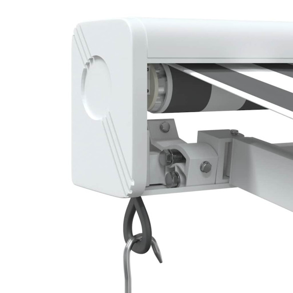 Copertină Retractabilă Antracit/Alb 3x2,5m - Textil/Aluminiu