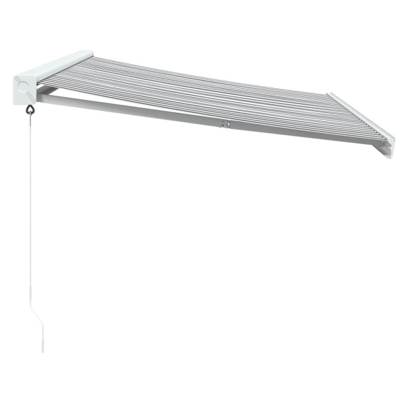 Copertină Retractabilă Antracit/Alb 3,5x2,5 m - Textil/Aluminiu