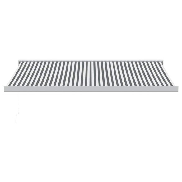 Copertină Retractabilă 4x3m - Antracit/Alb - Livrare Gratuită