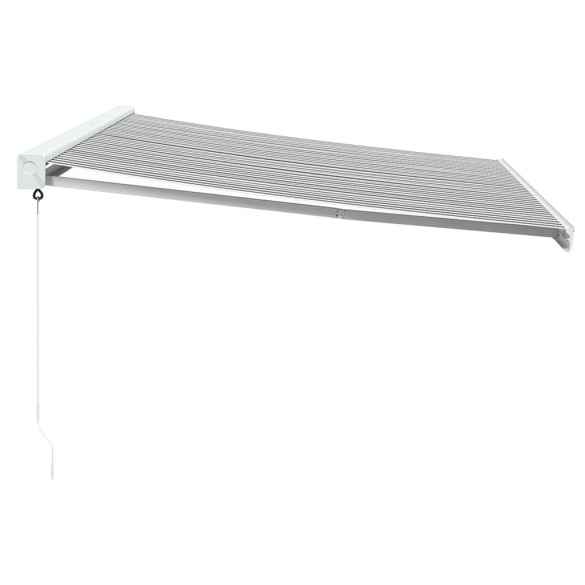 Copertină Retractabilă 4x3m - Antracit/Alb - Livrare Gratuită