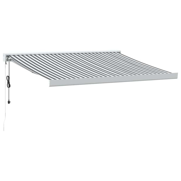 Copertină Retractabilă 3x2,5m - Antracit/Alb - Aluminiu
